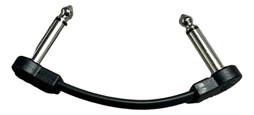 Cabo De Guitarra Para Pedalboard Cabo De Efeitos 10cm Preto