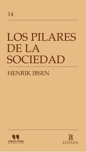 Libro Los Pilares De La Sociedad - Ibsen,henrik