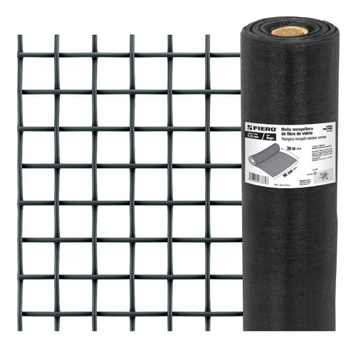 Malla Mosquitera De Fibra De Vidrio, Rollo De 30 M X 0.9 M