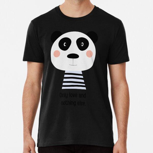 Remera Panda Only Love - Panda Haciendo Ejercicio Algodon Pr