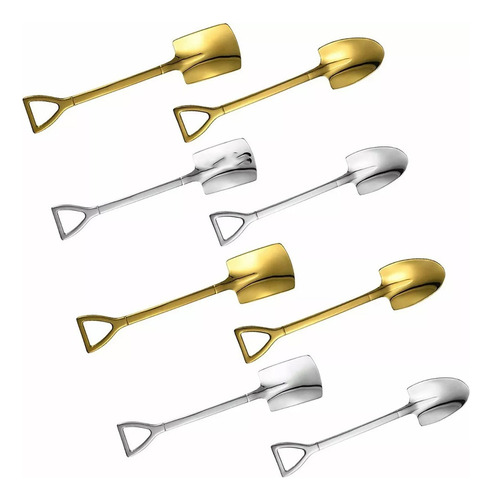 A Juego De Cucharas De Postre En Forma De Pala, 80 Piezas