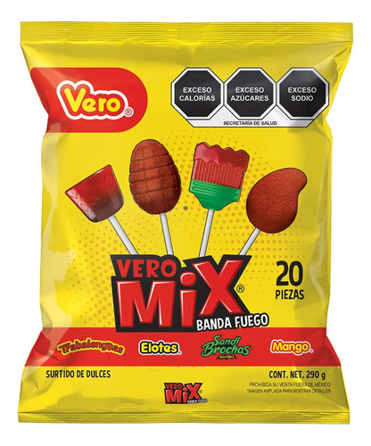 Vero Mix Banda Fuego X 20 Und - g a $86