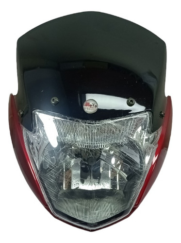 Combo Farola + Carenaje Con Visor Ybr 125 Esd Rojo 