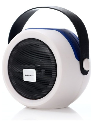 Parlante Bluetooth Inalámbrico Portátil West T6 Sd Colores