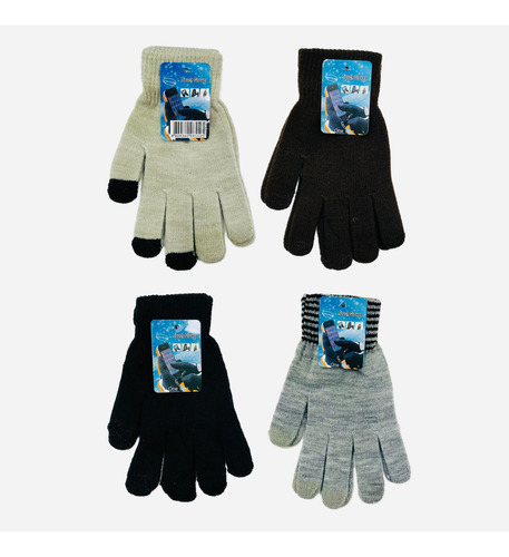 6 Guantes Magicos Unisex Para Celular Touch Gloves.