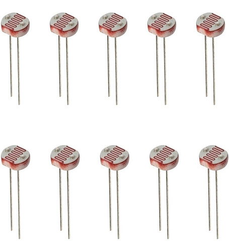 Ldr Sensor De Luminosidade 5mm - 10