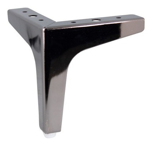 Imagen 2 de 7 de Patas Metálicas Para Muebles, 14cm De Alto, Pack 4 Unidades