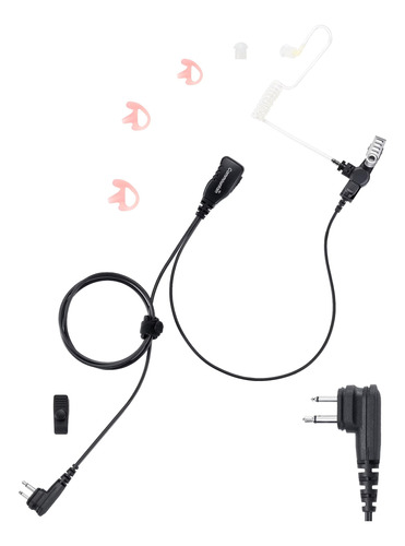 Seguridad Auricular/audífonos Fr Motorola Radio Dtr550 Dtr61