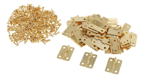 2x50x Mini Caixa De Joias Retrô Porta Porta Dobradiças
