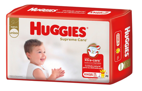 Pañales Huggies Supreme Care  XXG