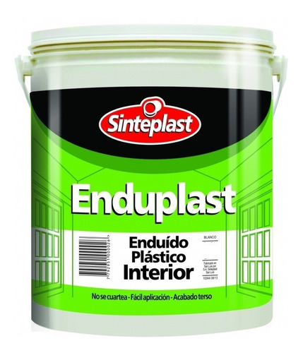 Enduido Plastico Para Interior Enduplast Sinteplast 25kg
