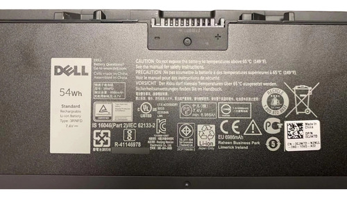 Batería Dell 3rnfd 54wh7.4v E7440 E7450 34gkr Pfxcr Original Negro