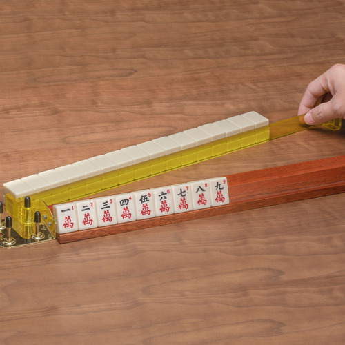 Empujadores De Fichas De Mahjong Juego De 4 Acrílico 46 Cm