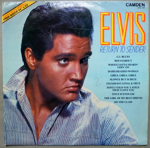 Elvis Presley Return To Sender Lp Vinilo Uk Vg 