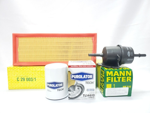 Kit De Afinacion Fiat Mobi 1.0 2017-2019 Filtros Mann