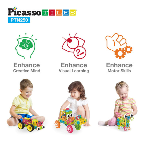 Juego De Construccion De Aprendizaje Picassotiles Stem X250
