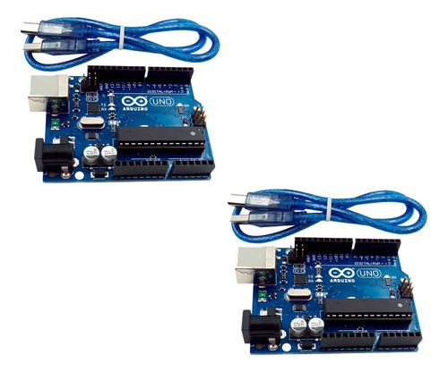 Kit 2pcs Arduino Uno R3 Compatible Atmega328p