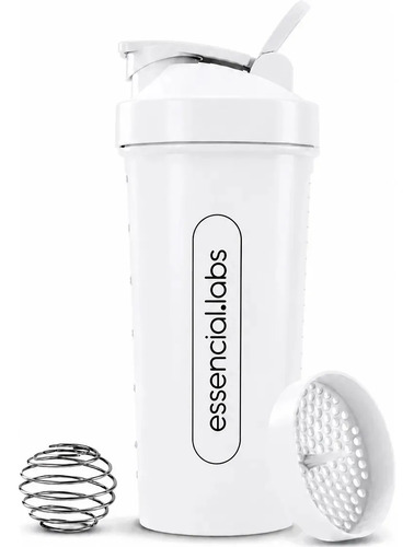 COQUETELEIRA / SHAKER Academia BPA Free Cor Branca - 600ml