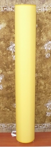 Lámpara De Pie En Tela Amarillo 20-20/ 1 4 0 Cm Alt   Pr