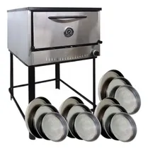 Comprar Horno Pizzero 12 Moldes Depaolo Con Pie + 12 Moldes + Gancho