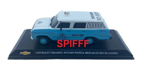 Miniatura Veraneio Policia Militar Rj Patamo Camburão 1:43