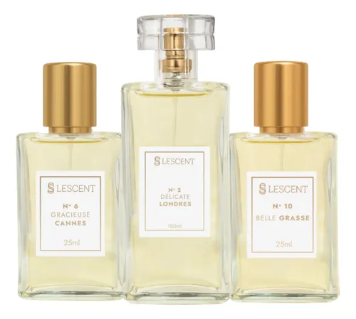 Kit Trio Essencial: N2 100ml + N6 + N10 + 25ml Lescent