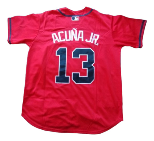 Camisa Nike Mlb Bravos De Atlanta Ronald Acuña # 13.