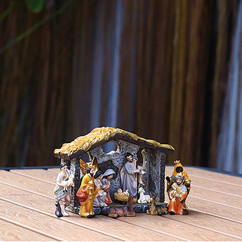 * Set De Nacimiento De Navidad Con Figuras,nacimiento De