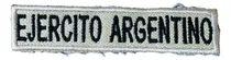 Comprar Insignias Escudo Bordado Y Tira Ejército Argentino Militar Parche Ejercito Argentino 11 X 2.5