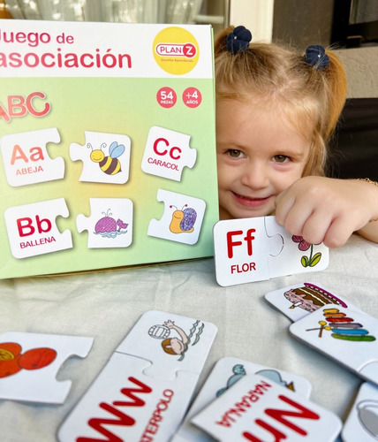Imagen 5 de 9 de Juego Mesa Asociación Letras Didacticos Infantil Niños