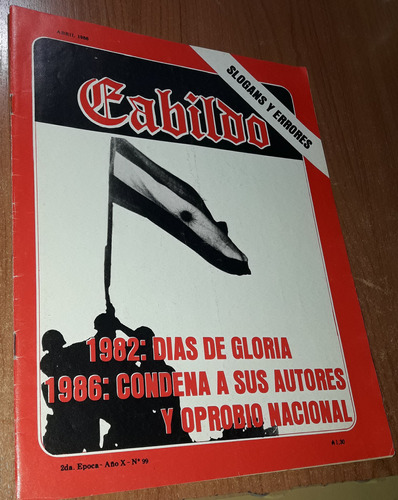 Revista Cabildo N°99  Abril De 1986   Malvinas