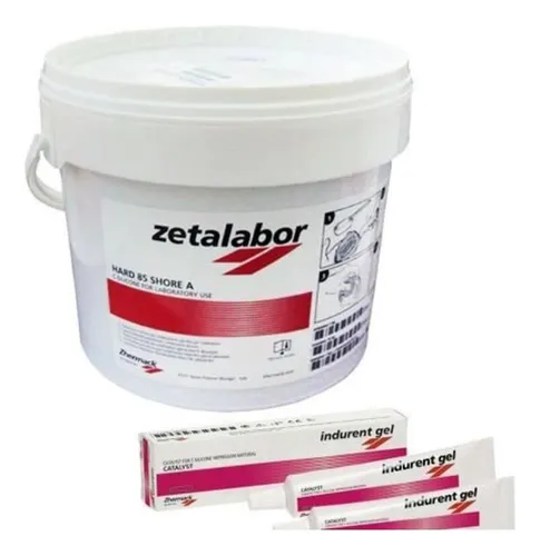 Kit Silicone Laboratorio Zetalabor 5kg + 2 Indurent Gel 60ml Kit Silicone Laboratorio Zetalabor 5kg + 2 Indurent Gel 60ml