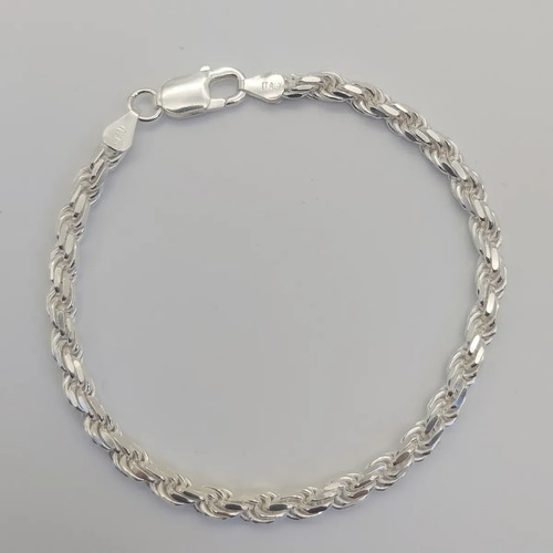 Pulsera Turbillon Gruesa Plata Italiana 925 Hombre