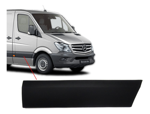 Moldura Plástica Protectora De Puerta Der Mercedes Sprinter