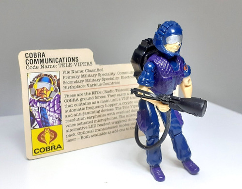 Gi Joe Cobra Tele-viper Antigua Figura Hasbro 