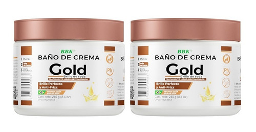 Baño De Crema Gold Bigbangkeratin 240g Sin Sal