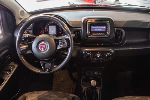 Imagen 2 de 15 de Fiat Mobi Easy 1.0 Gnc 2017 79.000km Rojo