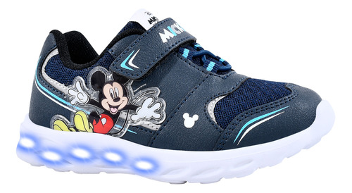 Zapatillas Mickey Happy C/luz Al Pisar - Footy Oficial