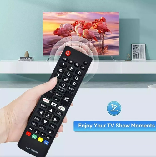 Xtwe Control Remoto Para LG Smart Tv, Compatible Con Todos Los LG Lcd Led Hdtv Uhd 3d 4k Smart Oled Television Akb75095307 Akb73975702 Akb74475401 Akb74475433 Akb74475401 Akb75375604