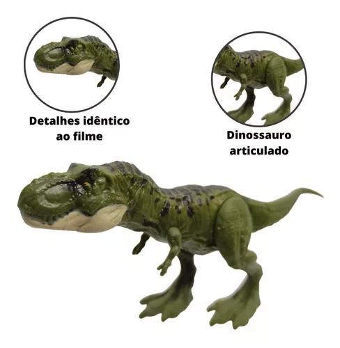 Dinossauro Articulado de Controle Remoto - Tiranossauro Rex - Com