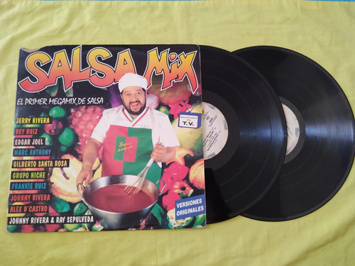Salsa Mix Album 2 Lp Rey Ruiz Frankie Ruiz Jerry Rivera Nich