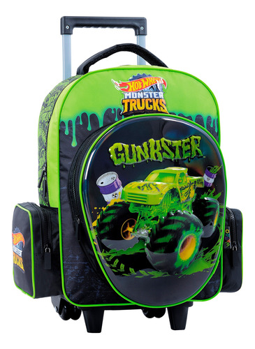 Mochila Con Carro 17  Hot Wheels 3d Monster Truck (6368)