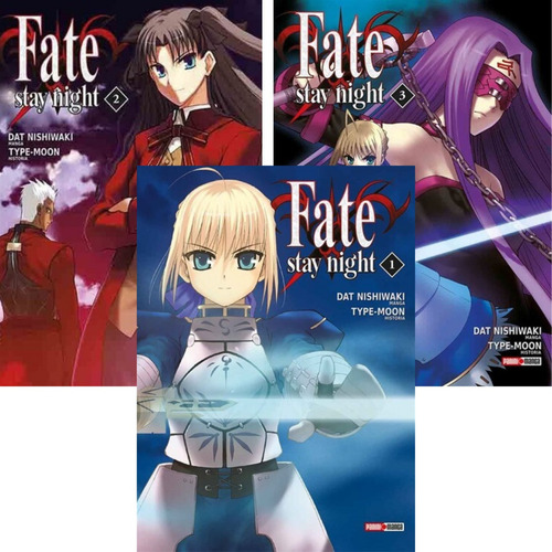Fate Stay Night Pack Vol 1 2 3 Manga Panini Español