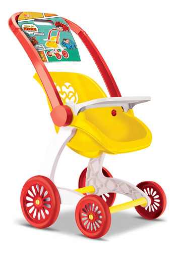 Carrinho De Boneca Turma Da Mônica - Samba Toys