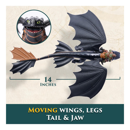 Dreamworks Dragons, Cómo Entrenar A Su Dragón, Sin Dientes Y
