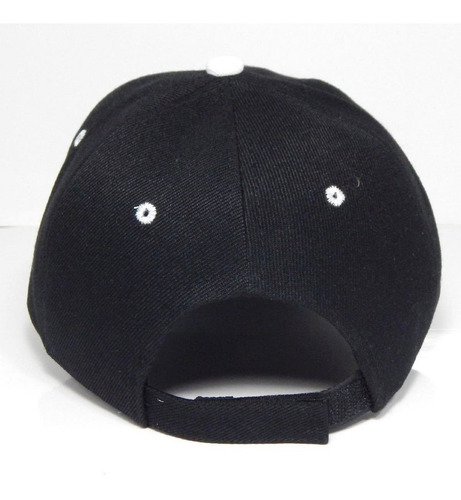 Imagen 3 de 3 de Bts Bangtan Boys Gorra Negro Franja Blanca Army Puertas