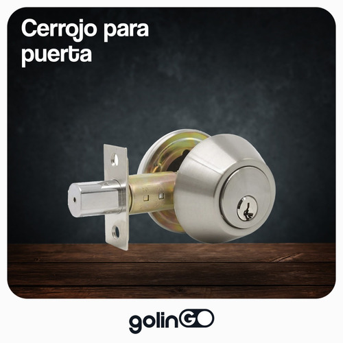 Cerrojo Llave Doble Abierto Puerta Habitacion Cerradura