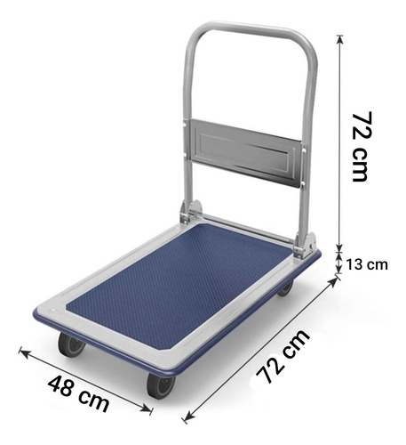 Carretilla Plataforma Plegable 140 Kg