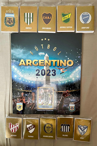 Panini Fútbol Argentino 2023 A Pegar Y Messi Paralela Dorada