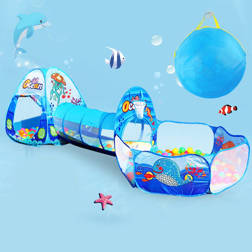 Carpa De Juego Portátil Plegable 3 En 1 Para Niños [bu